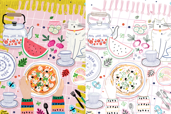 30 coloriages ambiance printanière