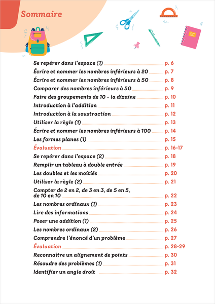 Mon prof à la maison - Maths CP
