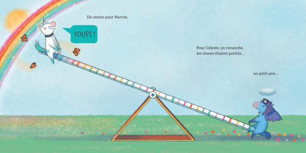 Céleste et Narvie après la pluie