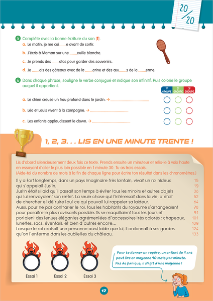 Mon prof à la maison - Français CE2