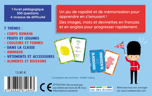 J'apprends l'anglais en jouant - 7 ans et plus