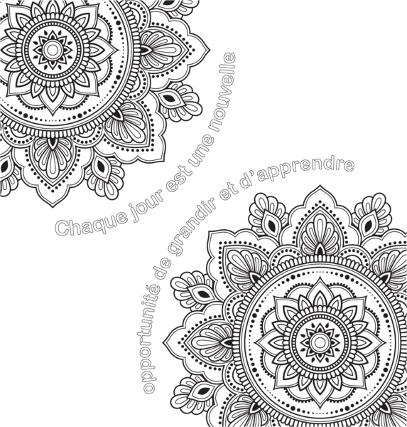 Mandalas et mantras à méditer - Coloriages pour me détendre