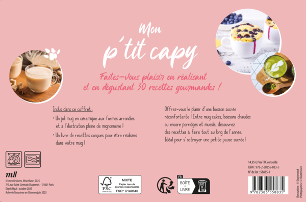 Coffret Mug - Mon p'tit capy