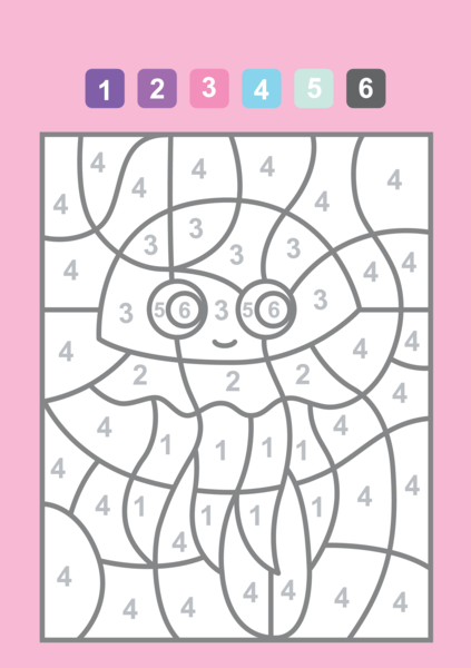 Mon bloc de coloriages magiques : la mer