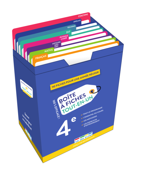 Boite à fiches 4e