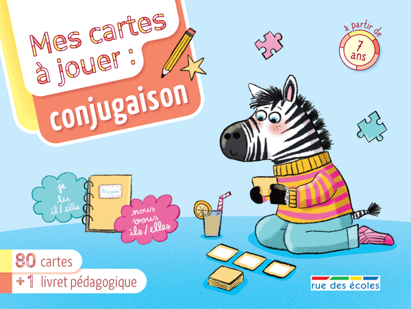 Mes cartes à jouer - Conjugaison, dès 7 ans
