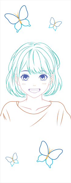 Univers mangas - Mes petites cartes à colorier