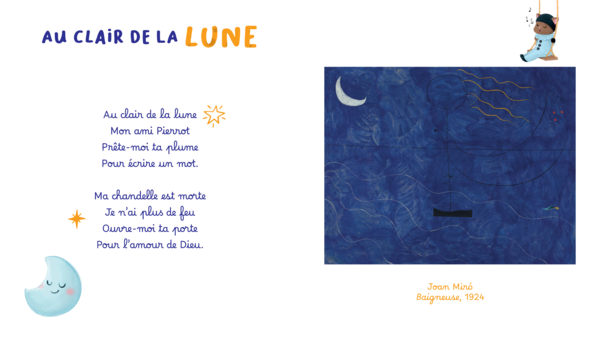 Petites Comptines pour grands tableaux