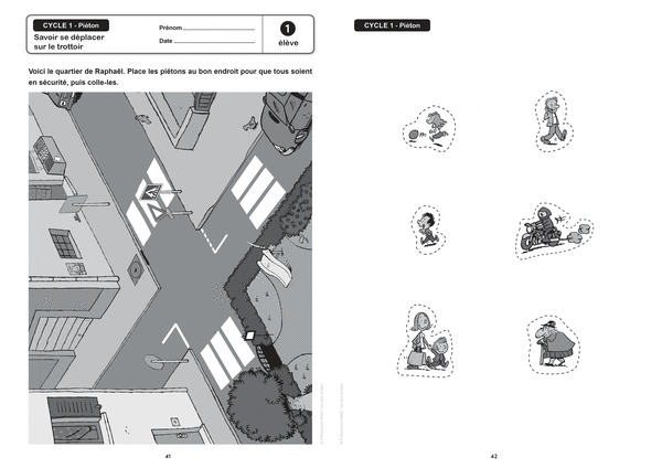 Les Fiches de l'école - Apprendre le Code de la route cycles 1 et 2