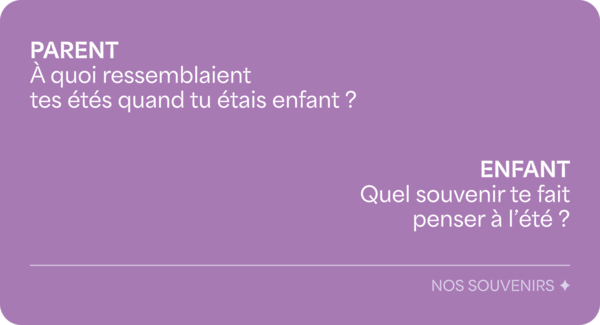 Jeu de conversation - En famille