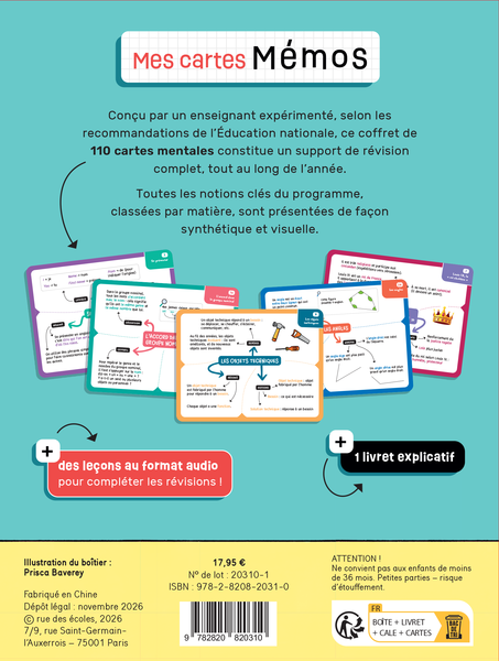 Mes cartes mémo CM1