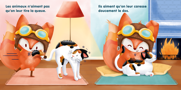 Mini Edgar aime les animaux
