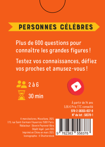 Festi'Jeux - Personnes célèbres