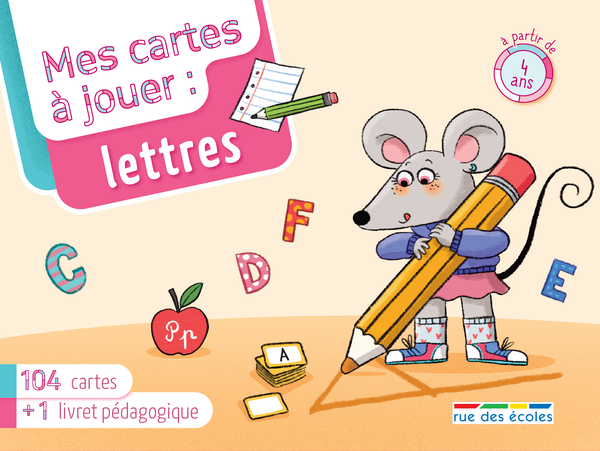 Mes cartes à jouer - Lettres, dès 4 ans