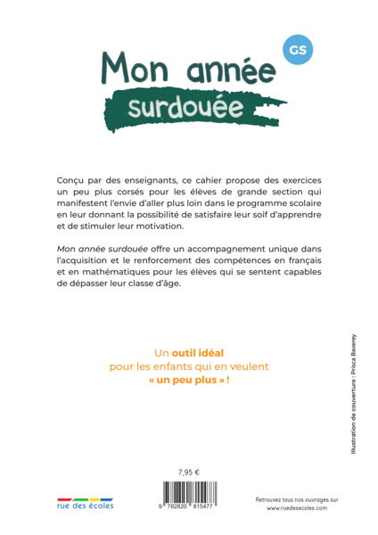Mon année surdouée Grande section - Français et Mathématiques