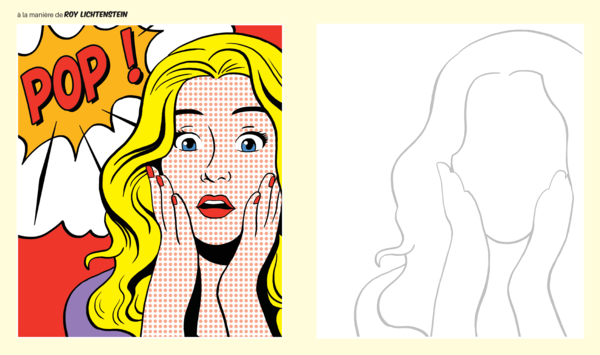 Je dessine à la manière du POP ART !