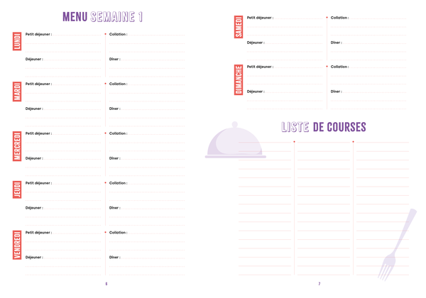 Mon planificateur de menus et listes de courses