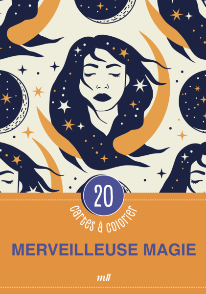 Merveilleuse Magie - 20 cartes à colorier