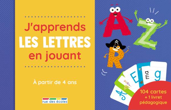 J'apprends les lettres en jouant - 4 ans et plus