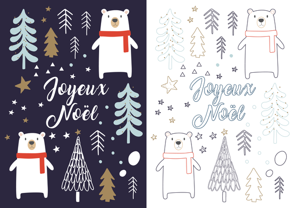 Mon beau cahier de coloriage : Noël