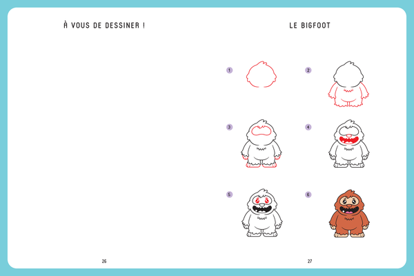 Dessiner kawaï - Petits monstres