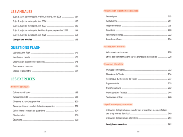 Brevet assuré - Maths - 3e