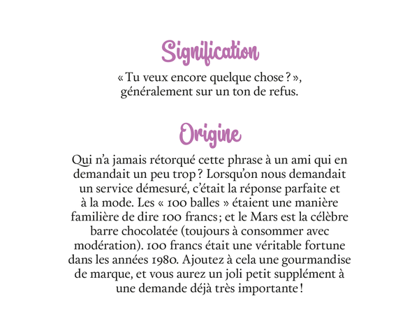 Expressions des années 1980