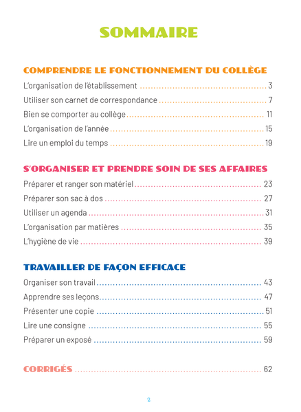 J'entre au collège ! (En BD)