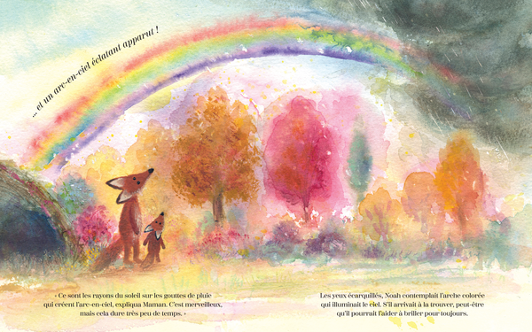 Noah et les couleurs de l'arc-en-ciel