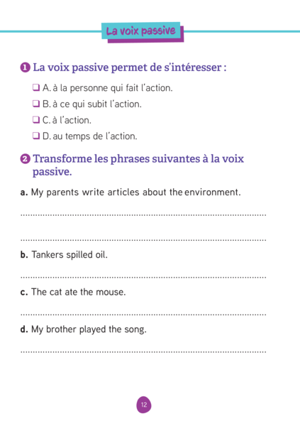 Les fiches d'entraînement effaçables - Anglais - 3e Brevet 
