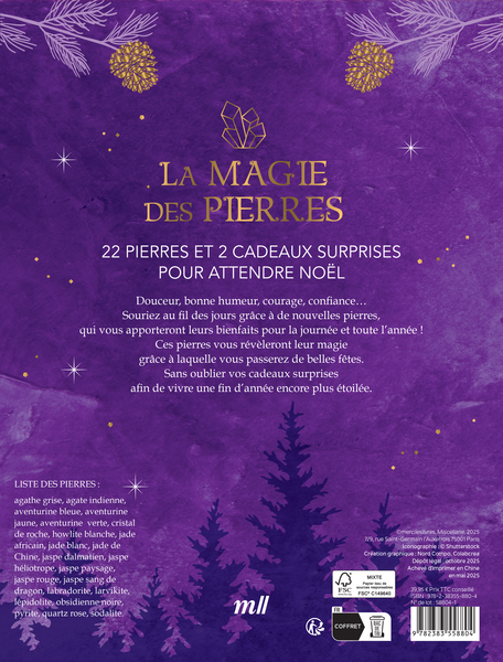 Calendrier de l'avent - La Magie des pierres (coffret)