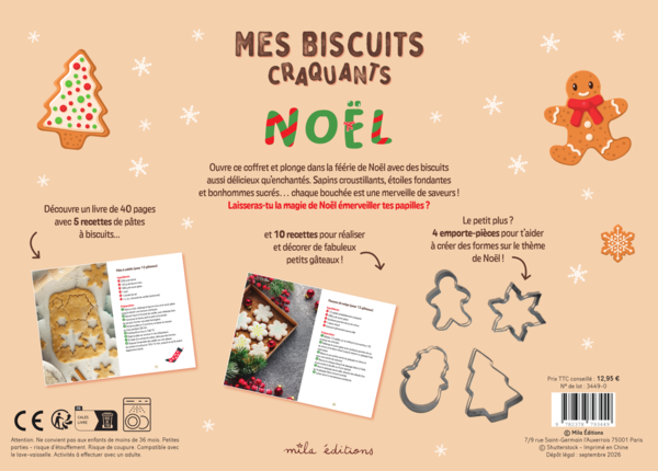 Coffret - Mes biscuits craquants Noël