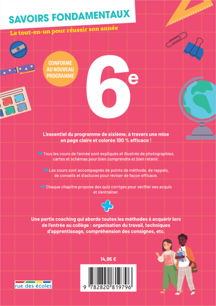 Savoirs fondamentaux 6e - Toutes les matières