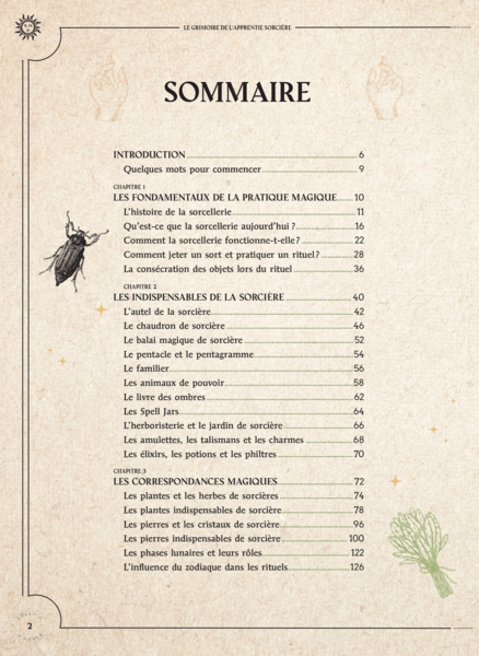 Le grimoire de l'apprentie sorcière