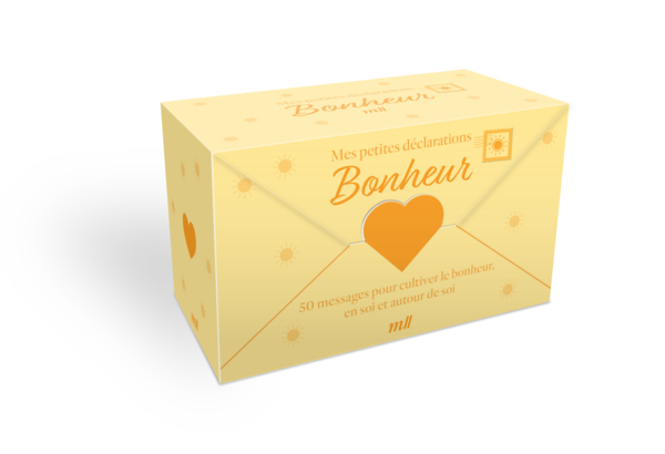 Boîte - Mes petites déclarations - Bonheur