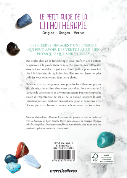 Le Petit Guide de la lithothérapie