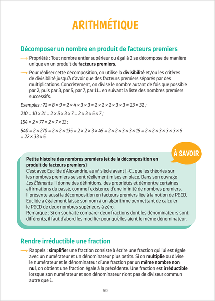 Annales Brevet - Maths - Sciences - 3e - 2027