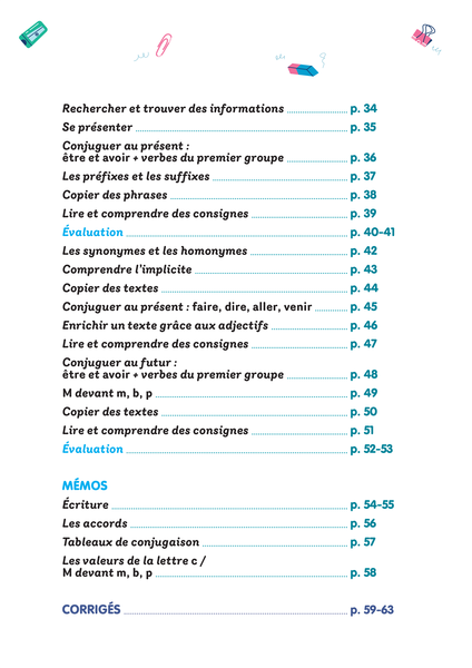 Mon prof à la maison - Français CE1