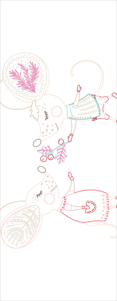 Hiver magique - Mes petites cartes à colorier