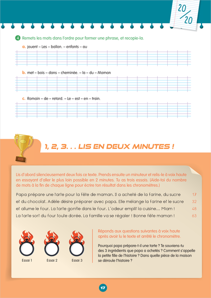 Mon prof à la maison - Français CP