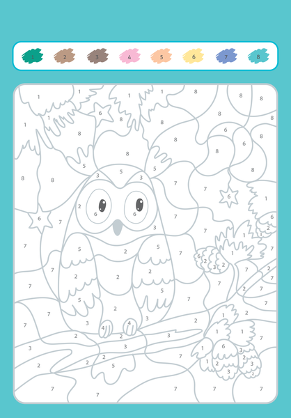 Mon bloc de coloriages magiques - Les chiffres