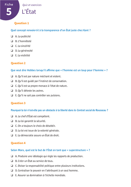 Boîte à fiches Bac - Philosophie