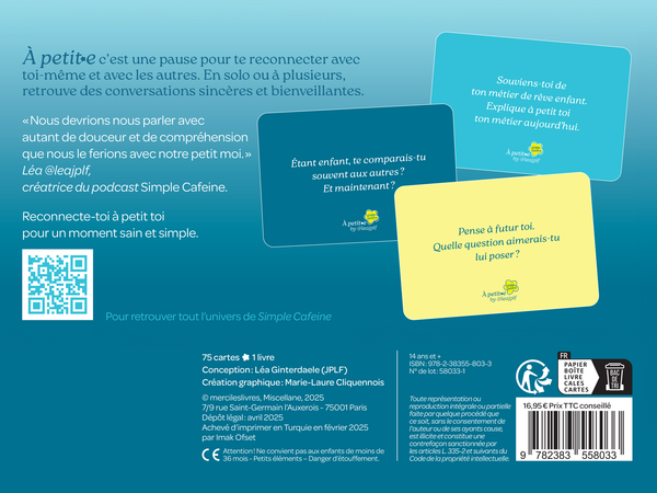 À petite - 75 cartes pour des conversations introspectives et bienveillantes