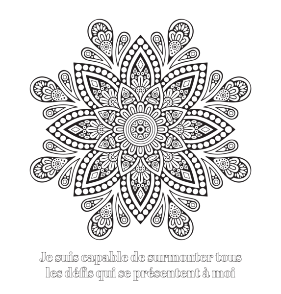 Mandalas et mantras à méditer - Coloriages pour me détendre