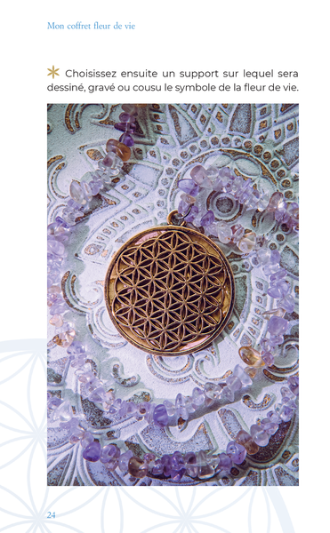 Mon coffret Fleur de vie : L'art de recharger les pierres