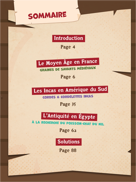 Mon carnet d'enquêtes, plus de 30 mystères à élucider