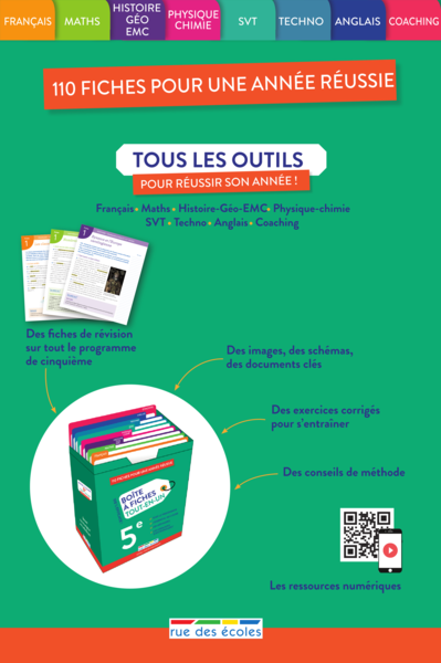 Boite à fiches 5e