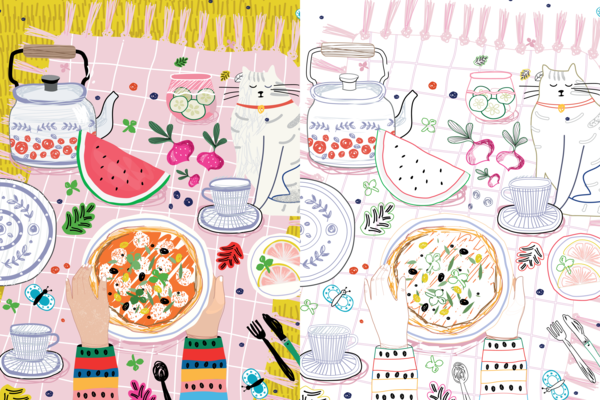 Mes coloriages au fil des saisons