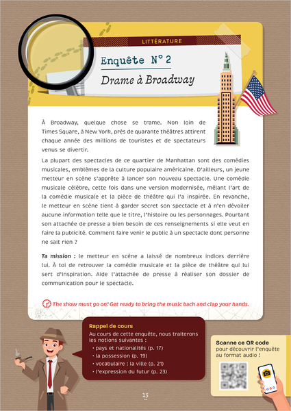 Énigmes in English 6e-5e