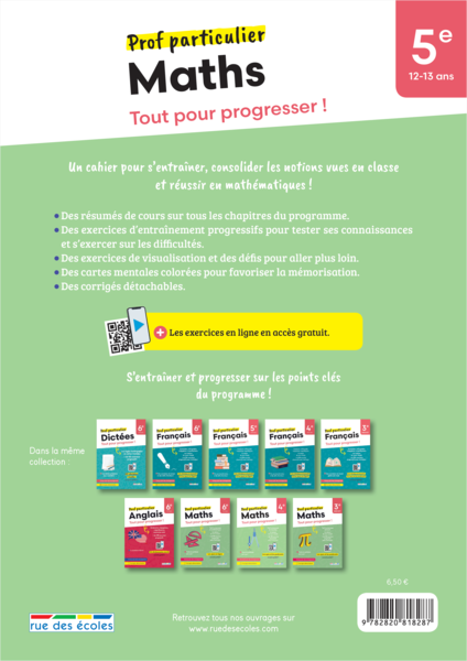Prof particulier - Maths 5e